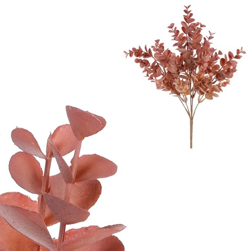 Eukalyptus - umělý trs, barva cihlově hnědá