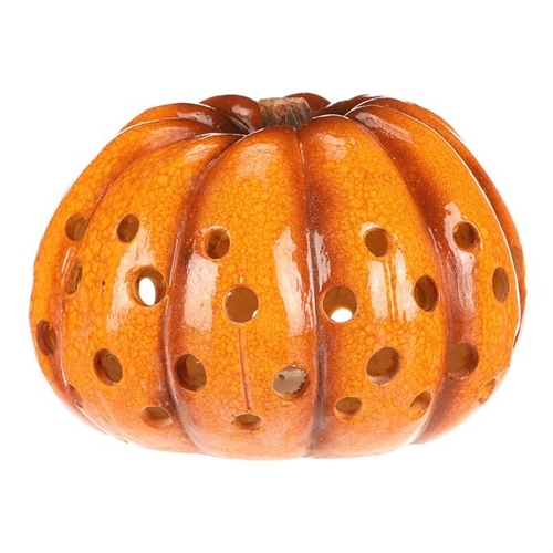 Dýně s otvory - magnesium, LED osvětlení, žlutá