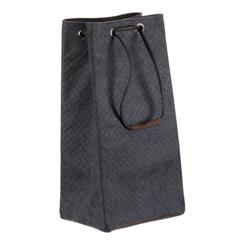 Koš prádelní - látkový, stahovací, modrá barva