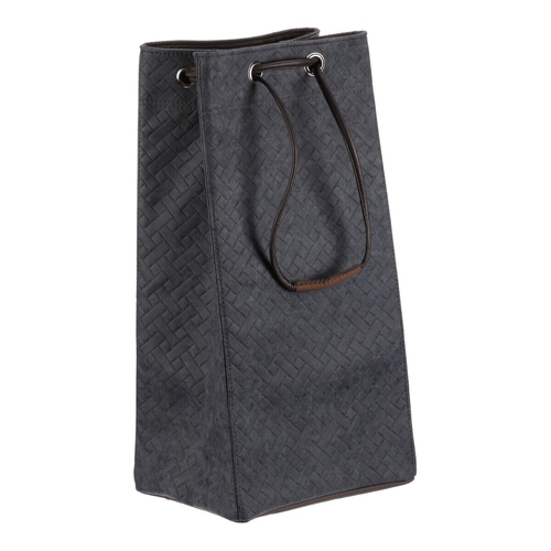 Koš prádelní - látkový, stahovací, modrá barva