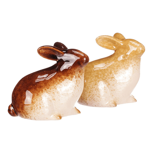 Zajíc - keramická figurka, mix 2 druhů, cena za 1 ks