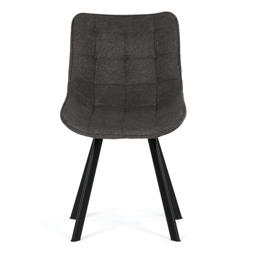 Jídelní židle, šedá, látka, HC-V3068 GREY2