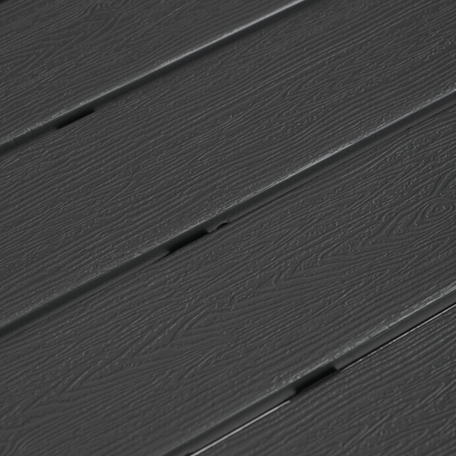 Zahradní sestava 156x78x74cm, polywood, šedá, AZS-B1656 GREY