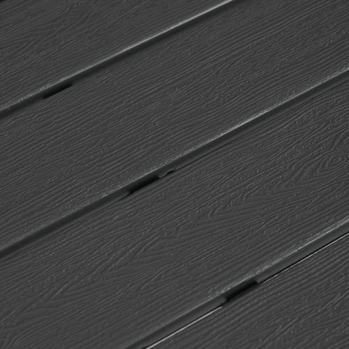 Zahradní sestava 156x78x74cm, polywood, šedá, AZS-B1656 GREY