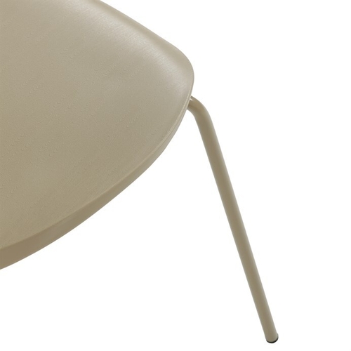 Jídelní židle, hnědá, plast, CT-X7034 CAP