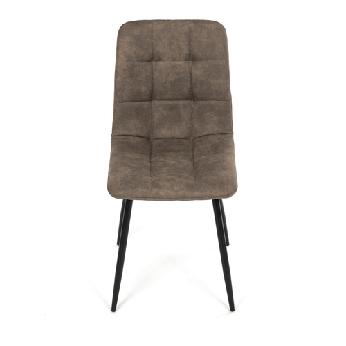 Jídelní židle, hnědá, látka vintage, CT-281 BR3