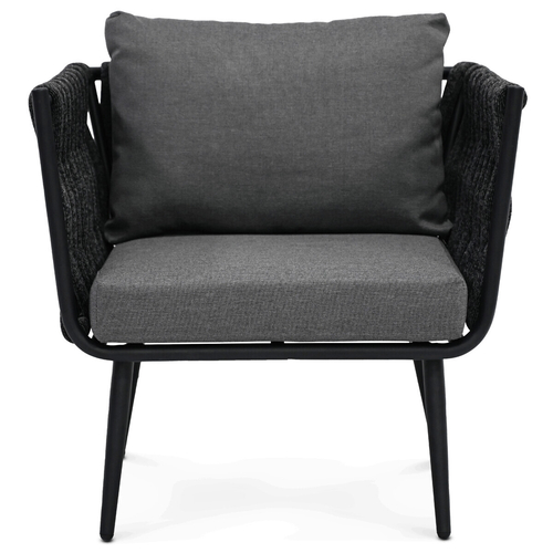 Zahradní sestava, kov, šedá, AZS-1604 GREY