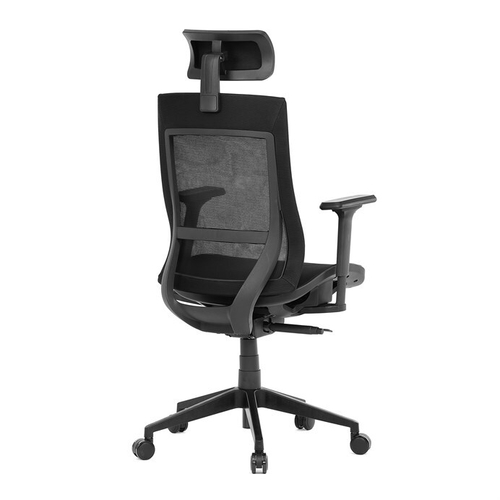 Kancelářská židle, synchronní mechanismus, černá síťovina, KA-W002 BK