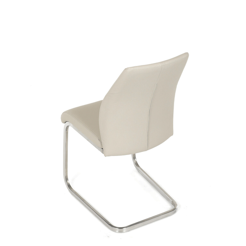 Jídelní židle, krémová, ekokůže, DCL-D1277 CRM