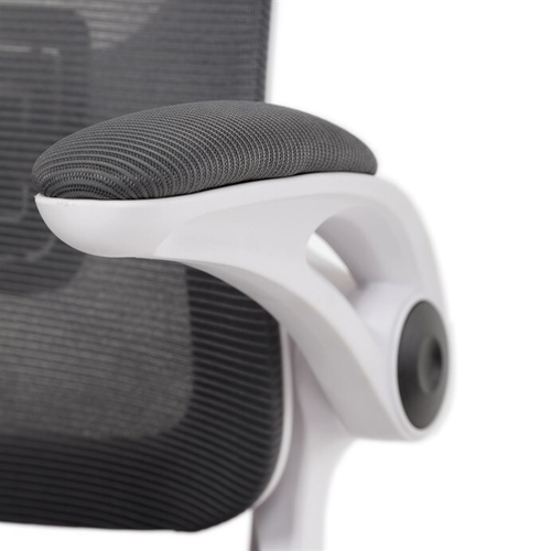 Kancelářská židle, houpací mechanismus, šedá síťovina, KA-Q843 GREY