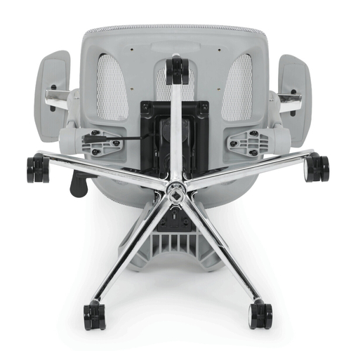 Kancelářská židle, synchronní mechanismus, šedá síťovina, KA-B2361 GREY