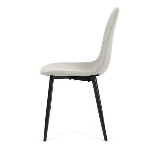 Jídelní židle, krémová, látka, CT-V2972 CRM2