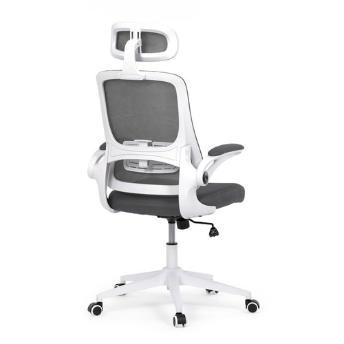 Kancelářská židle, houpací mechanismus, šedá síťovina, KA-Q843 GREY