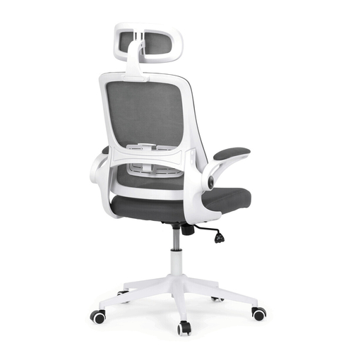 Kancelářská židle, houpací mechanismus, šedá síťovina, KA-Q843 GREY