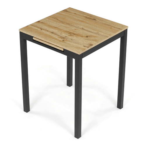 Jídelní stůl rozkládací 60-90x60 cm, melamin, dub, GDT-206 OAK