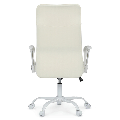 Kancelářská židle, houpací mechanismus, béžová látka, KA-W3109 BG