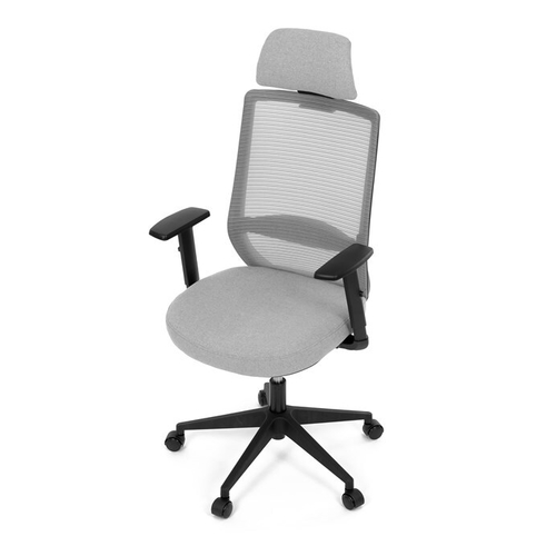 Kancelářská židle, synchronní mechanismus, šedá síťovina, KA-V3329 GREY