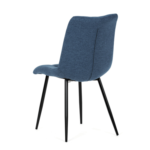 Jídelní židle, modrá, látka, DCL-193 BLUE2