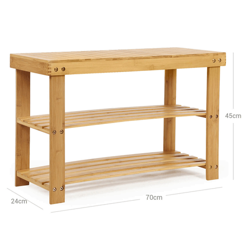 Botník, bambus, přírodní, ABO-E1004 NAT