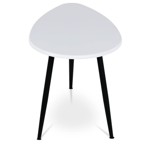 Odkládací stolek 60x40x45cm, mdf, bílá, AF-3011 WT