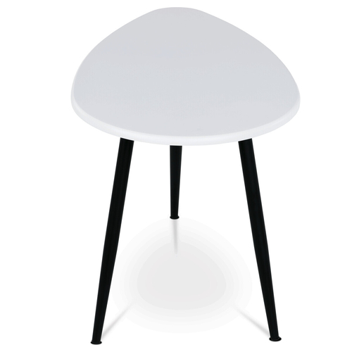 Odkládací stolek 60x40x45cm, mdf, bílá, AF-3011 WT