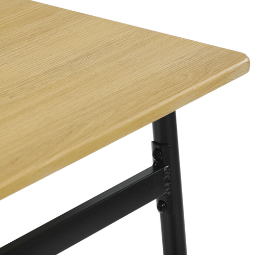 Jídelní set s 4 židlemi, 110x70x76cm, mdf, divoký dub, AUT-O2155 OAK