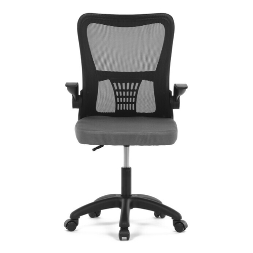 Dětská židle, houpací mechanismus, šedá síťovina, KA-K2006 GREY