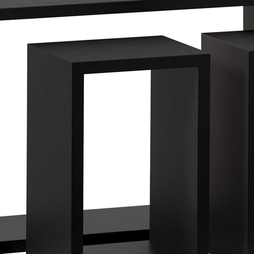 Polička, mdf, černá, P-009 BK