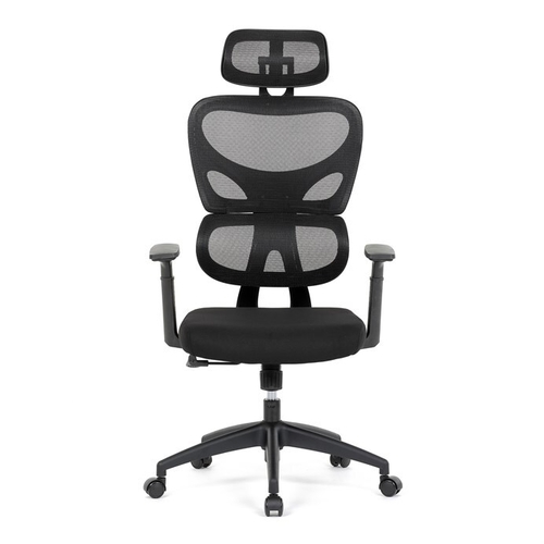 Kancelářská židle, houpací mechanismus, černá, KA-K2080 BK