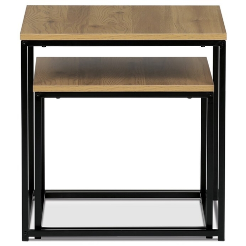 Odkládací stolek 50x50cm, mdf, divoký dub, AF-076 OAK