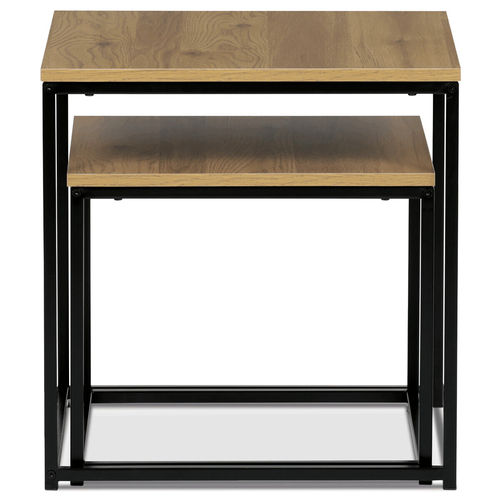 Odkládací stolek 50x50cm, mdf, divoký dub, AF-076 OAK