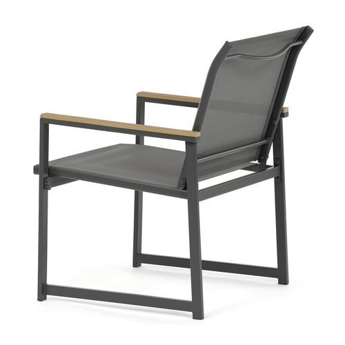 Zahradní sestava, síťovina, šedá, AZS-S1212 GREY