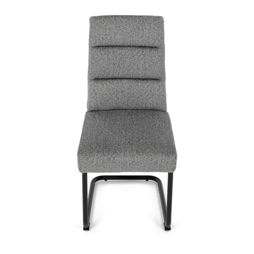 Jídelní židle, šedá, látka, DCL-P3107 SIL2