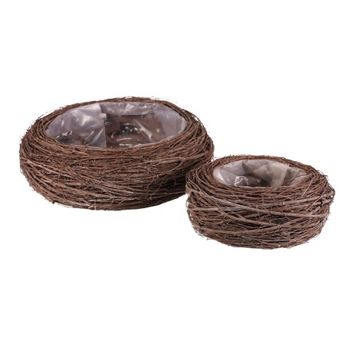 Obal proutěný - kulatý, přírodní, cena za sadu 2 ks