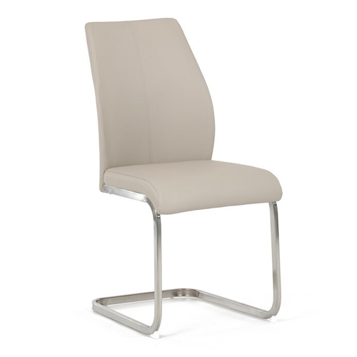 Jídelní židle, krémová, ekokůže, DCL-D1277 CRM