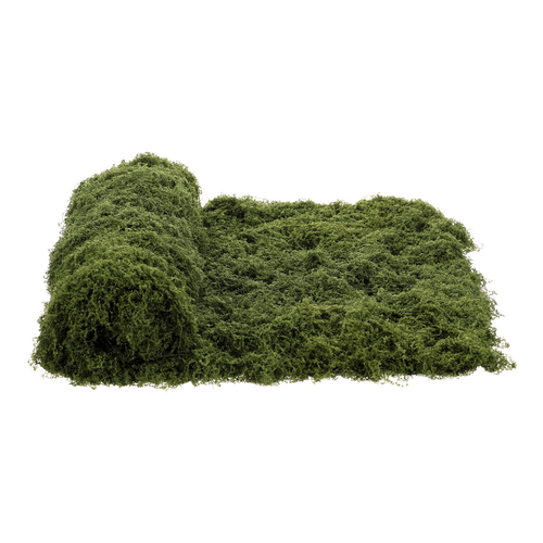 Mech - umělá přízdoba, zelená, rozměry 100 x 100 cm