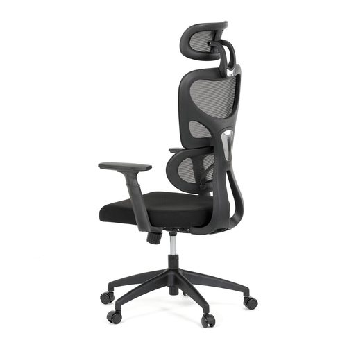 Kancelářská židle, houpací mechanismus, černá, KA-K2080 BK