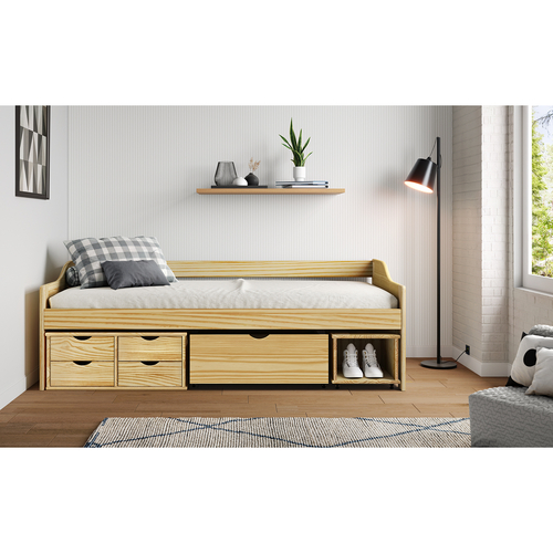 Jednolůžko se zásuvkami MAXIMA