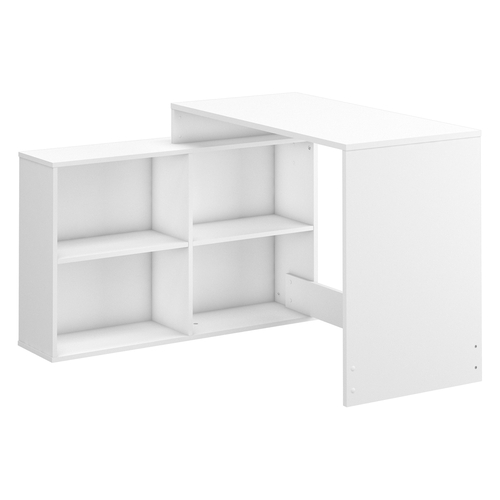 Rohový psací stůl CORNER bílý