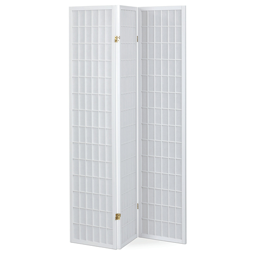Paraván, masiv, bílá, EF-E803 WT