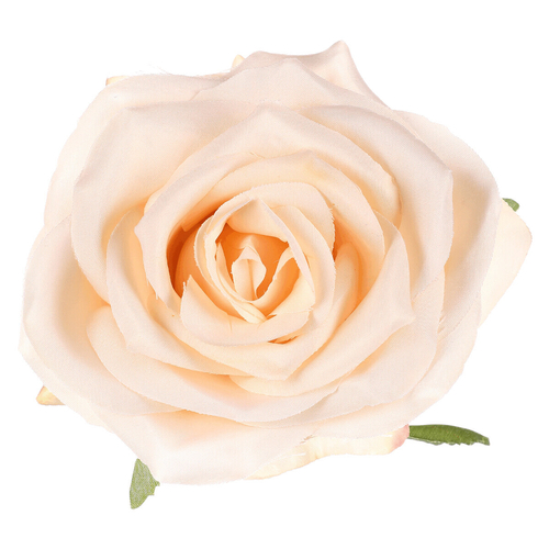 Růže vazbová - umělý květ, krémovo-růžový, cena za balení (12 ks)