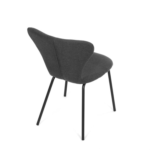 Jídelní židle, šedá, látka, CT-S8010 GREY2
