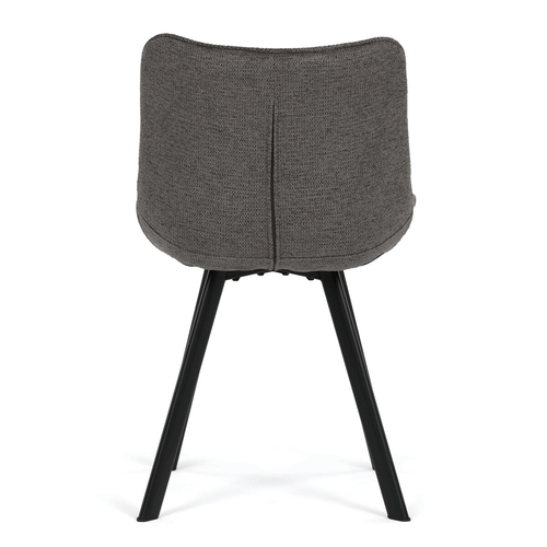 Jídelní židle, šedá, látka, HC-V3068 GREY2