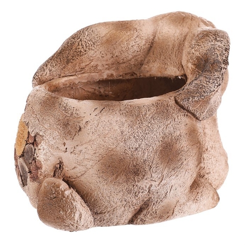 Zajíc - obal na květiny, magnesium, dekor dřeva