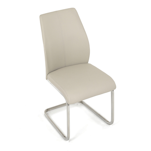 Jídelní židle, krémová, ekokůže, DCL-D1277 CRM