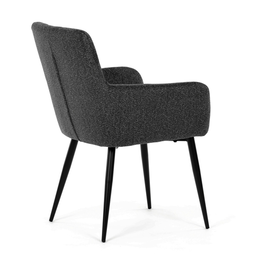 Jídelní židle, šedá, látka, DCH-P3146 GREY2