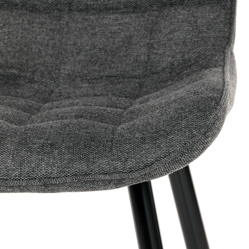 Jídelní židle, šedá, látka, HC-462 GREY2