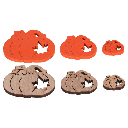 Dýně - dřevo, mix 2 barev a 3 vel., cena za balení (18 ks)