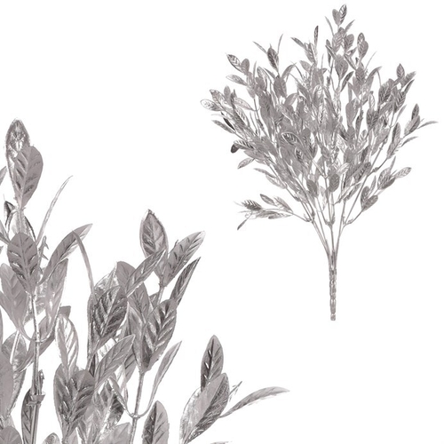 Borůvčí - umělý trs, barva stříbrná