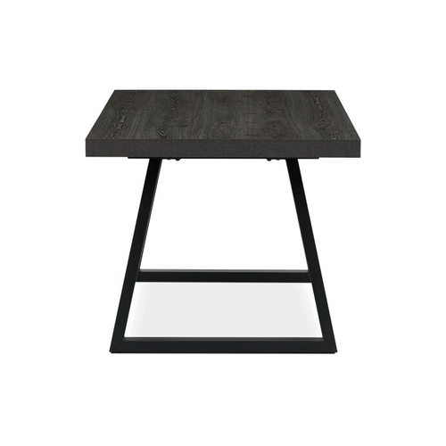 Jídelní stůl rozkládací 160-240x90 cm, lamino, šedý dub, HT-R5624 GREY